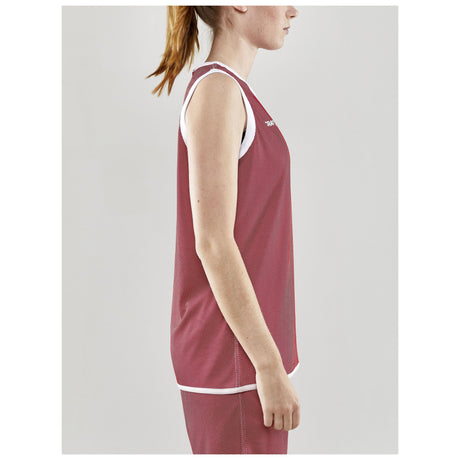 Progress Reversible Singlet W - Red/White - Closeup 2