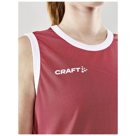 Progress Reversible Singlet W - Red/White - Closeup 4