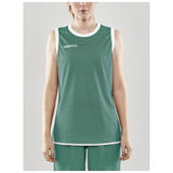 Progress Reversible Singlet W - Green/White - Closeup 1