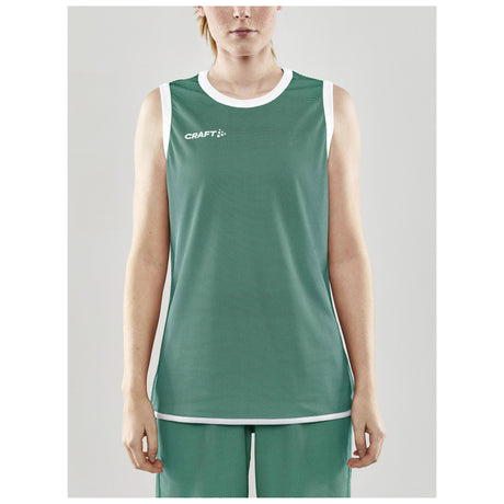 Progress Reversible Singlet W - Green/White - Closeup 1