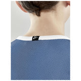 Progress Reversible Singlet Jr - Club Cobolt/White - Closeup 4