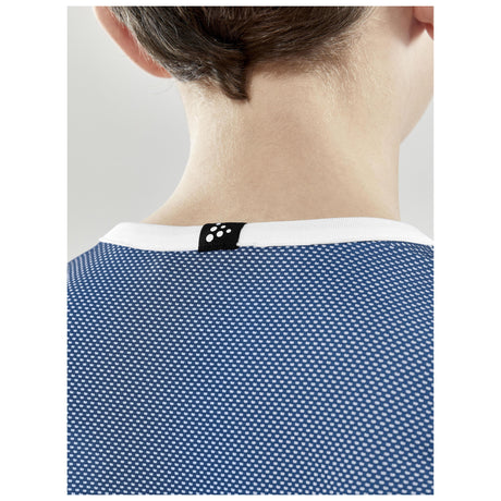 Progress Reversible Singlet Jr - Club Cobolt/White - Closeup 4