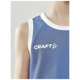 Progress Reversible Singlet Jr - Club Cobolt/White - Closeup 6
