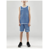 Progress Reversible Singlet Jr - Club Cobolt/White - Closeup 7