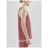 Progress Reversible Singlet Jr - Red/White - Closeup 2