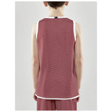 Progress Reversible Singlet Jr - Red/White - Closeup 3