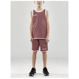 Progress Reversible Singlet Jr - Red/White - Closeup 7