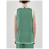 Progress Reversible Singlet Jr - Green/White - Closeup 3