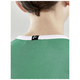 Progress Reversible Singlet Jr - Green/White - Closeup 4