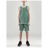 Progress Reversible Singlet Jr - Green/White - Closeup 7