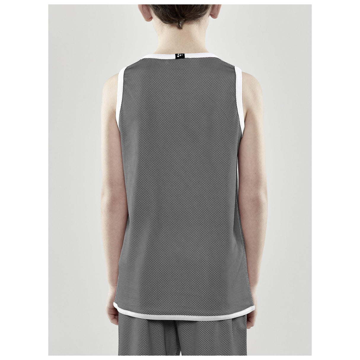 Progress Reversible Singlet Jr - Black/White - Closeup 3