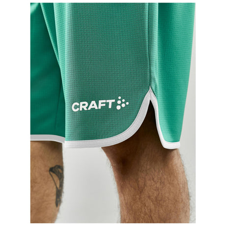 Progress Basket Shorts M - Green - Closeup 4