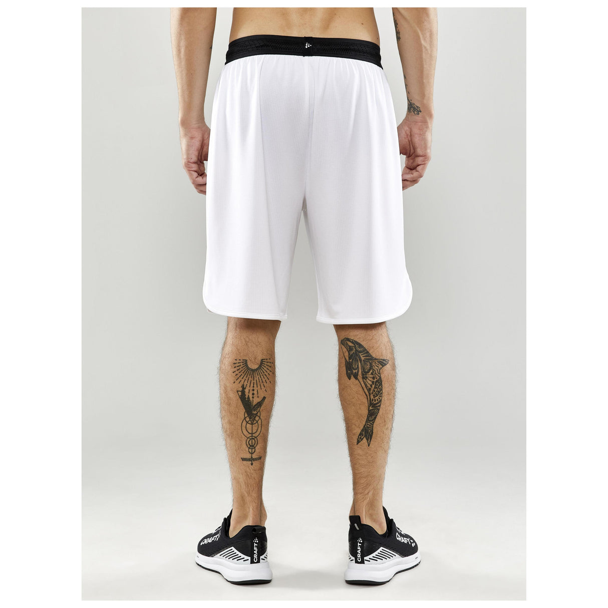 Progress Basket Shorts M - White - Closeup 3