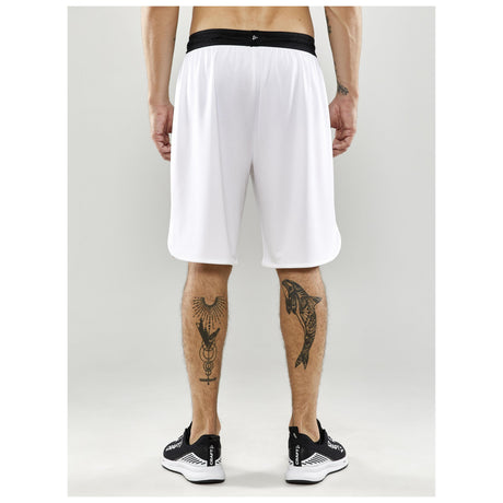 Progress Basket Shorts M - White - Closeup 3