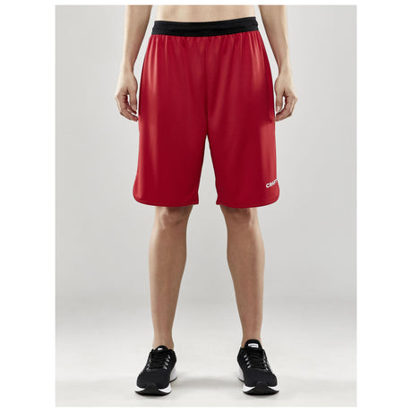 Progress Basket Shorts W - Red - Closeup 1