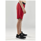 Progress Basket Shorts Jr - Red - Closeup 2