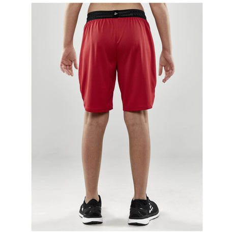 Progress Basket Shorts Jr - Red - Closeup 3