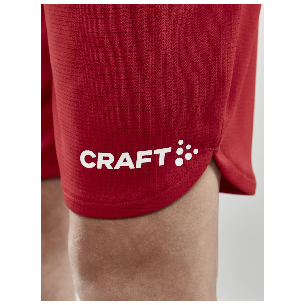 Progress Basket Shorts Jr - Red - Closeup 4