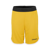 Progress Basket Shorts Jr - Yellow - Front