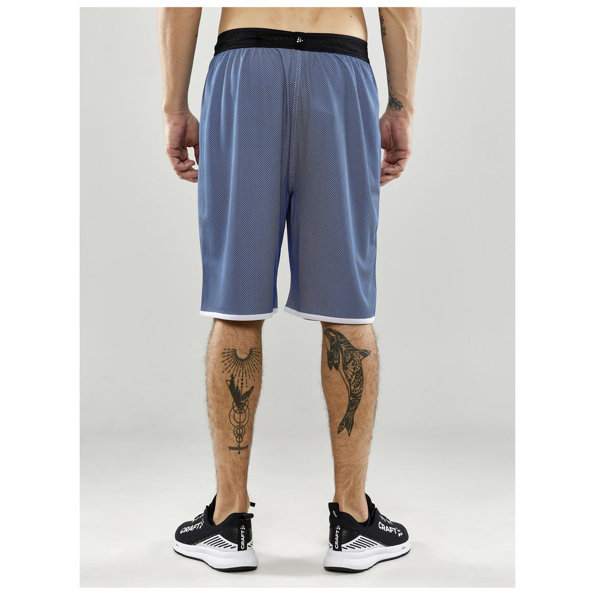 Progress Reversible Shorts M - Club Cobolt/White - Closeup 3