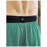 Progress Reversible Shorts M - Team Green-White - Closeup 5