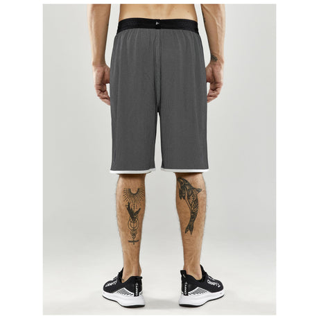 Progress Reversible Shorts M - Black-White - Closeup 3