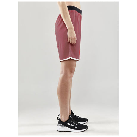 Progress Reversible Shorts W - Red/White - Closeup 2