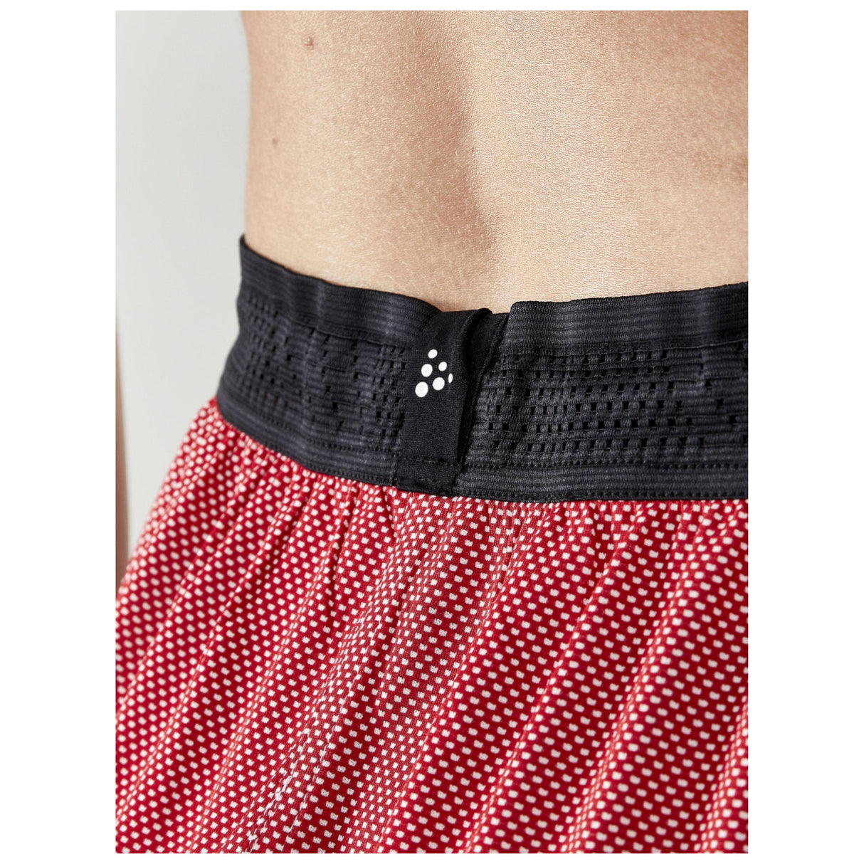 Progress Reversible Shorts W - Red/White - Closeup 4
