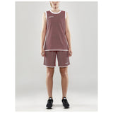 Progress Reversible Shorts W - Red/White - Closeup 8