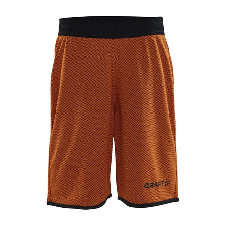 Progress Reversible Shorts W - Orange/Black - Front