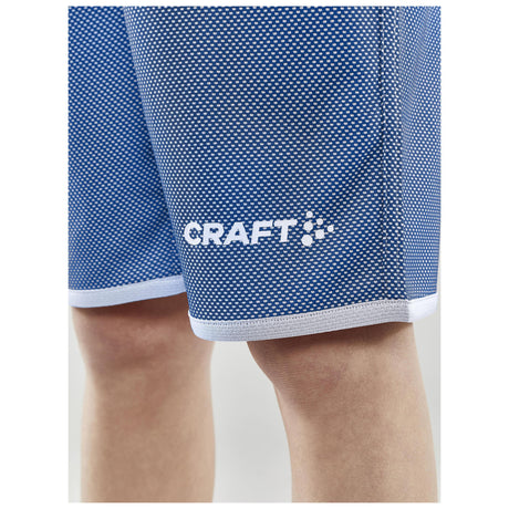 Progress Reversible Shorts Jr - Club Cobolt/White - Closeup 4