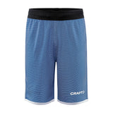 Progress Reversible Shorts Jr - Club Cobolt/White - Front