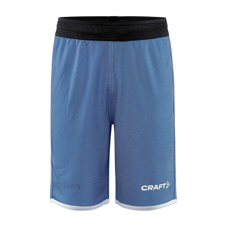 Progress Reversible Shorts Jr - Club Cobolt/White - Front