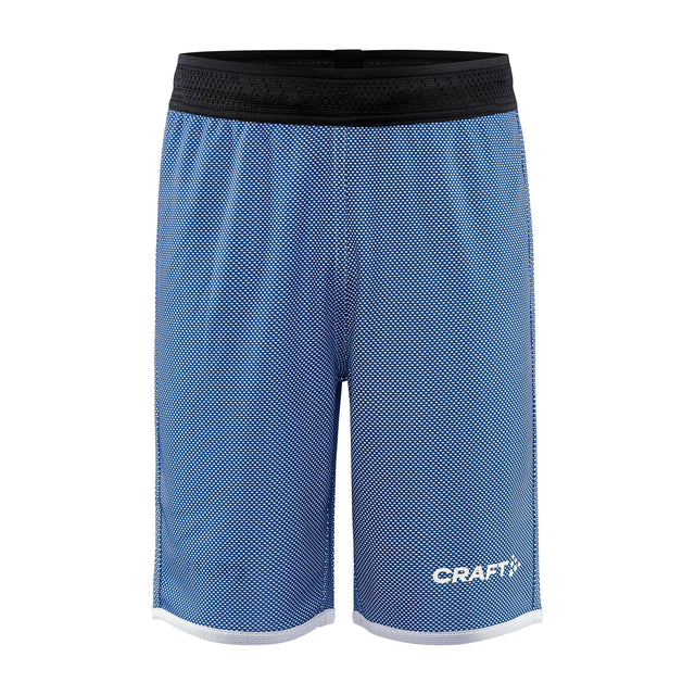 Progress Reversible Shorts Jr - Club Cobolt/White - Front