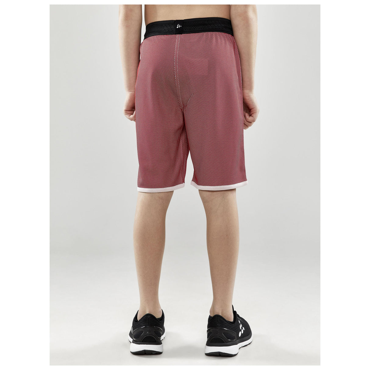 Progress Reversible Shorts Jr - Red/White - Closeup 3