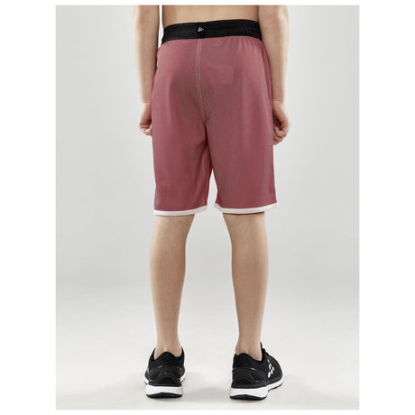 Progress Reversible Shorts Jr - Red/White - Closeup 3