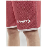 Progress Reversible Shorts Jr - Red/White - Closeup 4