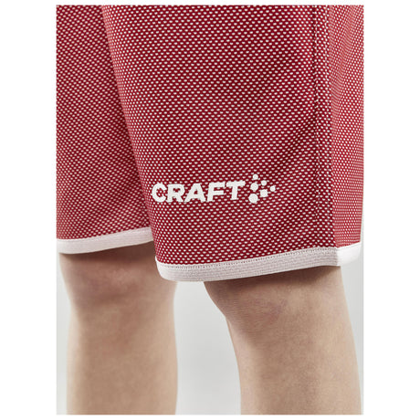 Progress Reversible Shorts Jr - Red/White - Closeup 4