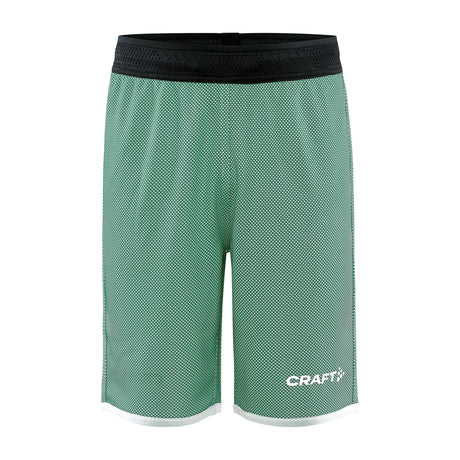 Progress Reversible Shorts Jr - Green/White - Front