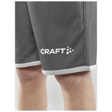 Progress Reversible Shorts Jr - Black/White - Closeup 4