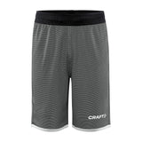 Progress Reversible Shorts Jr - Black/White - Front