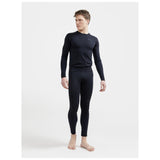 Core Dry Active Comfort Ls M - Black - Closeup 4