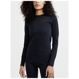 Core Dry Active Comfort Ls W - Black - Closeup 1