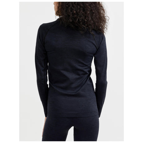 Core Dry Active Comfort Ls W - Black - Closeup 2