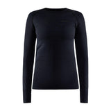 Core Dry Active Comfort Ls W - Black - Front