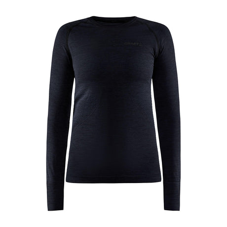 Core Dry Active Comfort Ls W - Black - Front