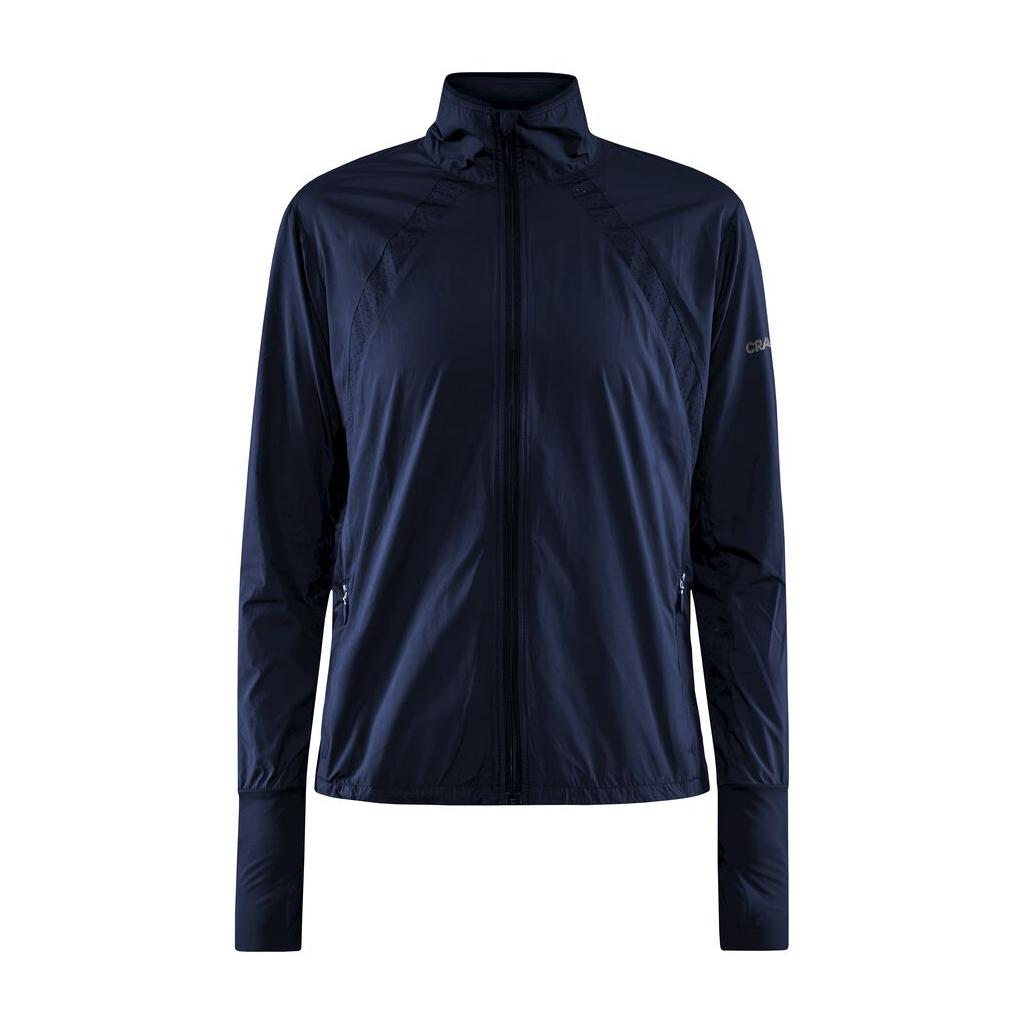 Adv Essence Wind Jacket W - Dark Blue - Front
