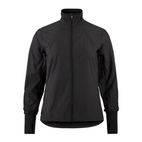 Adv Essence Wind Jacket W - Black - Front