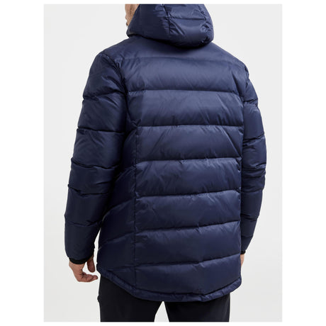 Adv Explore Down Jacket M - Dark Blue - Closeup 2