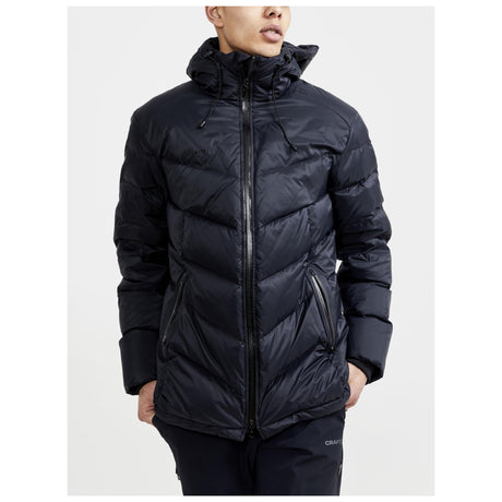Adv Explore Down Jacket M - Black - Closeup 1